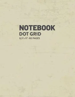 Dot Grid Notebook — Cream by Q.bik Publishing, front cover