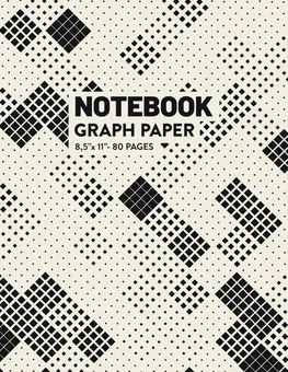 Graph Paper Notebook — Dotted Noise by Q.bik Publishing, front cover
