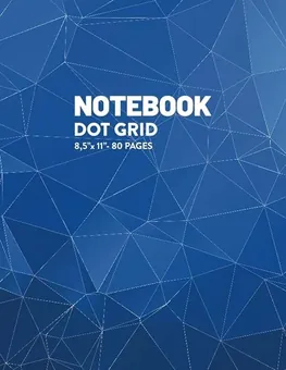 Dot Grid Notebook — Polygonal by Q.bik Publishing, front cover
