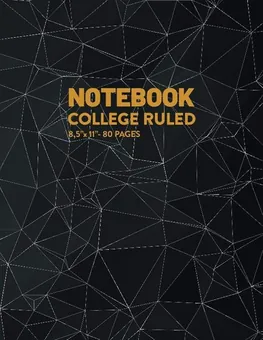 Lined Notebook — Triangle Cloud by Q.bik Publishing, front cover