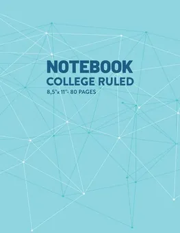 Lined Notebook — Network by Q.bik Publishing, front cover
