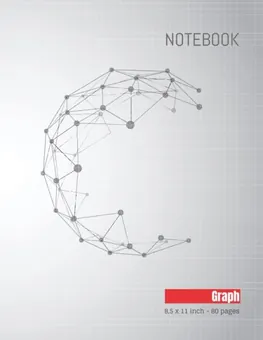 Graph Paper Notebook — Plexus Sphere by Q.bik Publishing, front cover