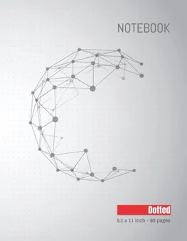 Dot Grid Notebook — Plexus Sphere by Q.bik Publishing, front cover