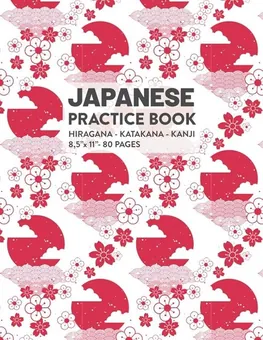 Japanese Writing Practice Book by Q.bik Publishing, front cover