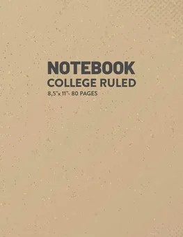 Lined Notebook — Grunge by Q.bik Publishing, front cover