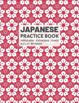 Japanese Writing Practice Book by Q.bik Publishing, front cover