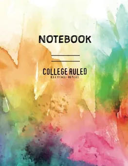 Lined Notebook — Watercolor III by Q.bik Publishing, front cover