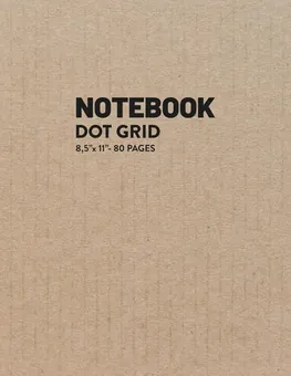 Dot Grid Notebook — Kraft by Q.bik Publishing, front cover