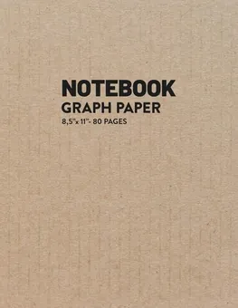 Graph Paper Notebook — Kraft by Q.bik Publishing, front cover