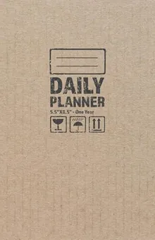 Undated Daily Planner by Q.bik Publishing, front cover