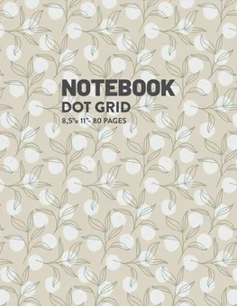 Dot Grid Notebook — Pink by Q.bik Publishing, front cover