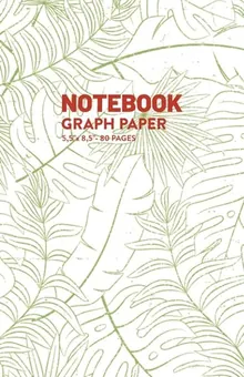 Graph Paper Notebook — Leaves by Q.bik Publishing, front cover
