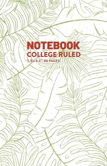 Lined Notebook — Leaves by Q.bik Publishing, front cover
