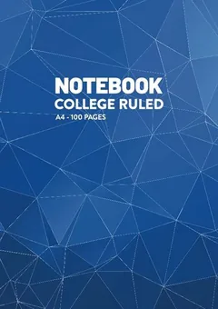 Lined Notebook — Polygonal by Q.bik Publishing, front cover