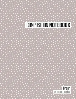 Graph Paper Notebook — Snow by Q.bik Publishing, front cover
