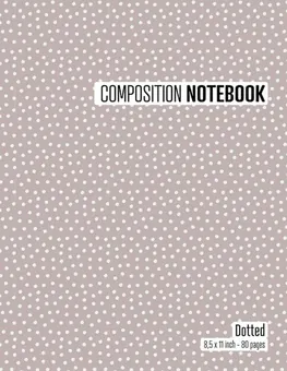 Dot Grid Notebook — Snow by Q.bik Publishing, front cover