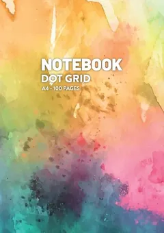 Dot Grid Notebook — Watercolor III by Q.bik Publishing, front cover