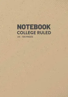 Lined Notebook — Grunge by Q.bik Publishing, front cover