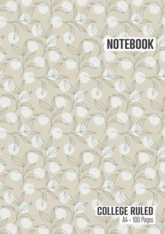 Lined Notebook — Pink by Q.bik Publishing, front cover
