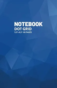 Dot Grid Notebook — Polygonal by Q.bik Publishing, front cover
