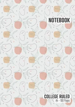 Lined Notebook — White by Q.bik Publishing, front cover