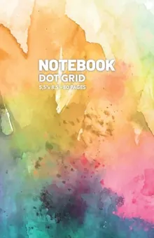 Dot Grid Notebook — Watercolor III by Q.bik Publishing, front cover