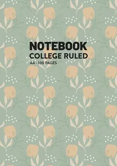 Lined Notebook — Green by Q.bik Publishing, front cover