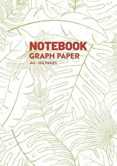 Graph Paper Notebook — Leaves by Q.bik Publishing, front cover