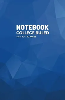 Lined Notebook — Polygonal by Q.bik Publishing, front cover
