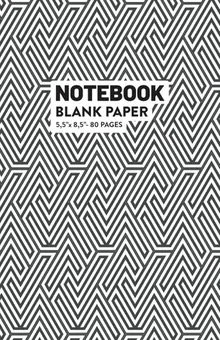 Sketchbook — B&W Pattern by Q.bik Publishing, front cover
