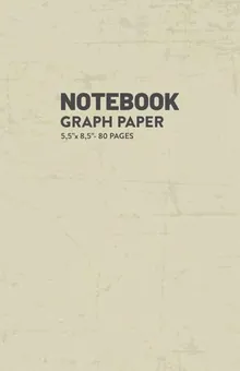 Graph Paper Notebook — Cream by Q.bik Publishing, front cover