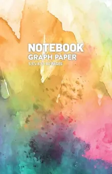 Graph Paper Notebook — Watercolor III by Q.bik Publishing, front cover