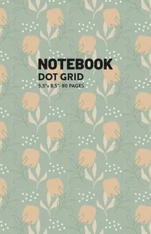 Dot Grid Notebook — Green by Q.bik Publishing, front cover