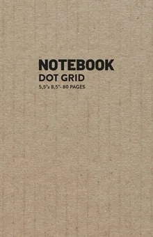 Dot Grid Notebook — Kraft by Q.bik Publishing, front cover