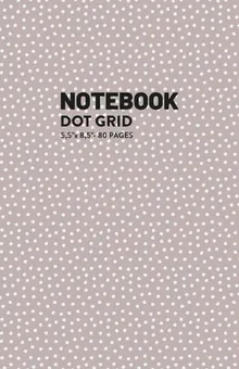 Dot Grid Notebook — Snow by Q.bik Publishing, front cover