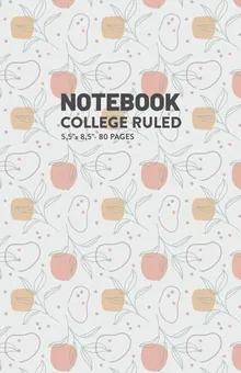 Lined Notebook — White by Q.bik Publishing, front cover