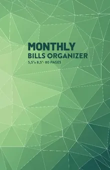 Monthly Bills Organizer by Q.bik Publishing, front cover