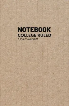 Lined Notebook — Kraft by Q.bik Publishing, front cover