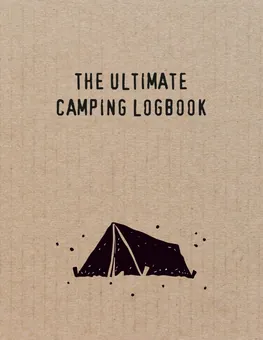 Camping Logbook (40 Adventures) — Kraft by Q.bik Publishing, front cover