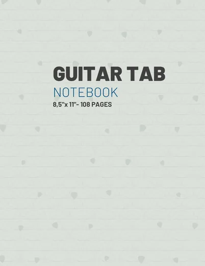 Guitar Tab Notebook by Q.bik Publishing, coming soon